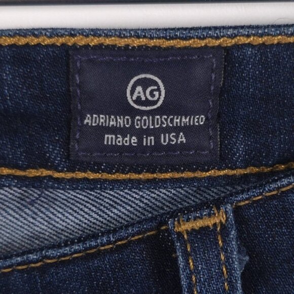 AG ADRIANO GOLDSCHMIED Women’s THE STEVIE Slim Straight Jeans USA MADE Size 30R - Picture 6 of 14